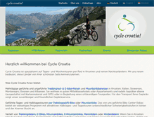 Tablet Screenshot of cyclecroatia.com
